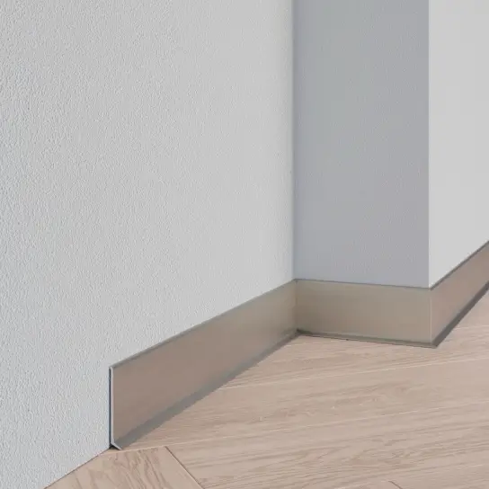 Direct Verzonden Geborsteld zijdeglans titanium - Aluminium bewerkt - 10 x 60 mm
